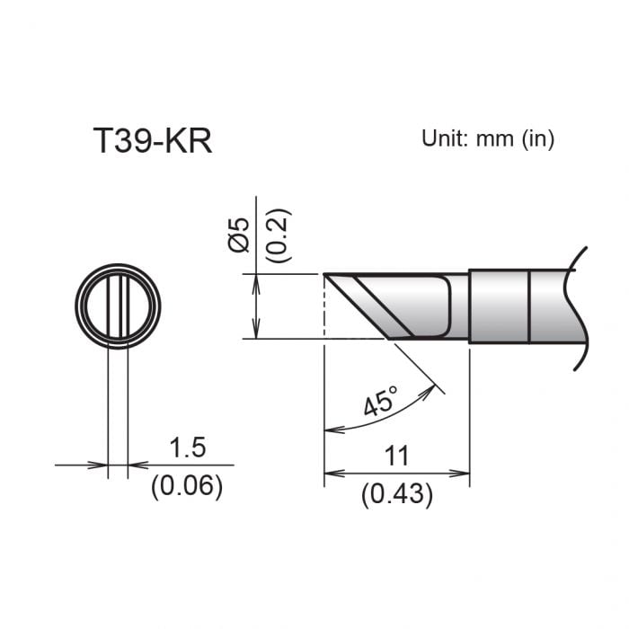 T39-KR Knife Tip