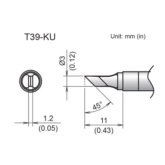 T39-KU Knife Tip