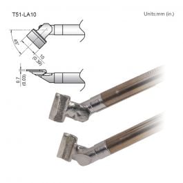T51-LA10 Angled SOP Tip
