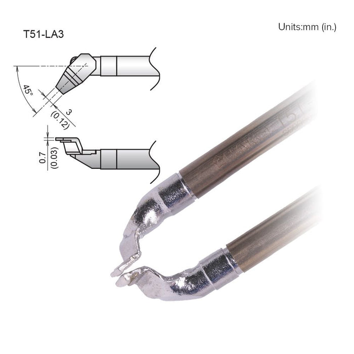 T51-LA3 Angled Tip