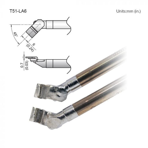 T51-LA6 Angled SOP Tip