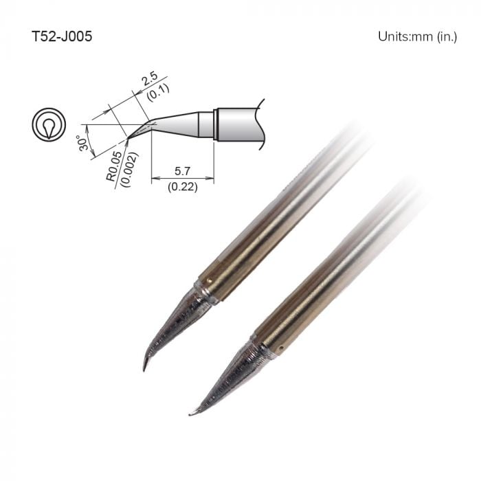 T52-J005 Bent Tip