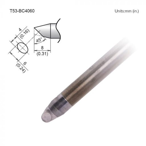 T53-BC4060 Bevel Shape Tip