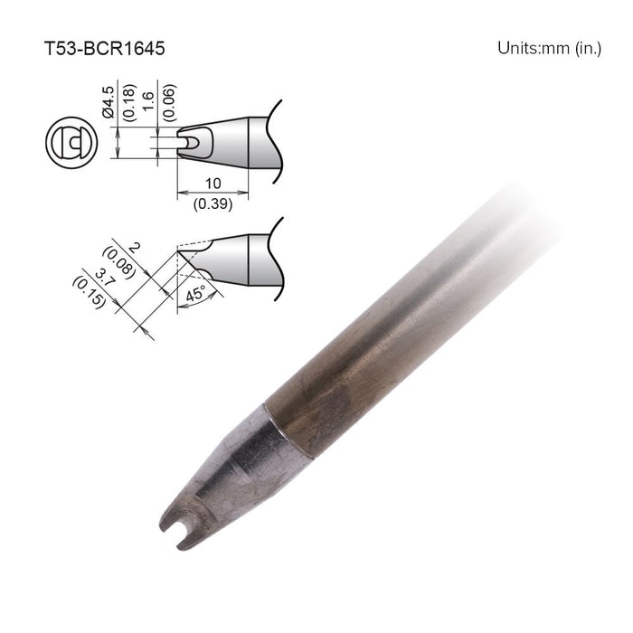 T53-BCR1645 Slot Tip
