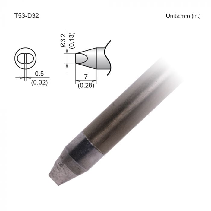 T53-D32 Chisel Tip