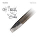 T53-DR45 Chisel V-Groove Tip