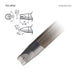 T53-DR52 Chisel V-Groove Tip