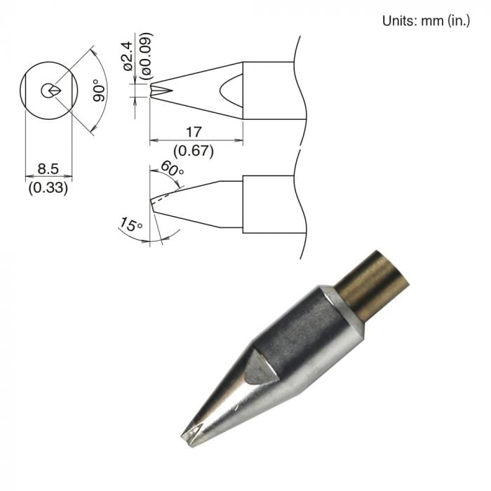TX2-XBCR24, 260W Bevel Tip