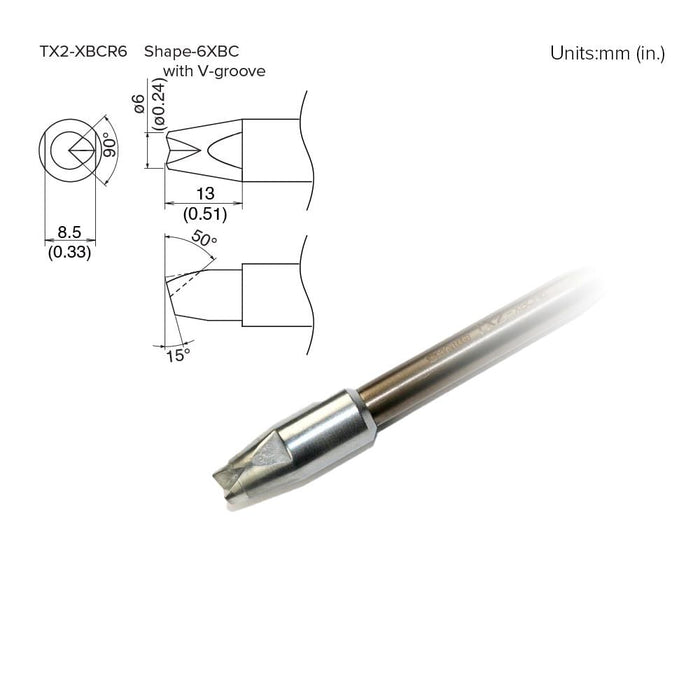 TX2-XBCR6, 260W Bevel Tip