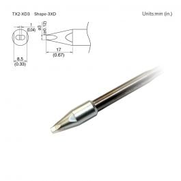 TX2-XD3, 260W Chisel Tip