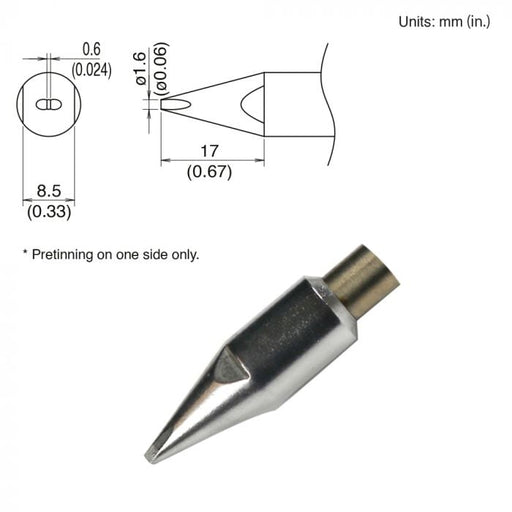 TX2-XDF16, 260W Chisel Tip