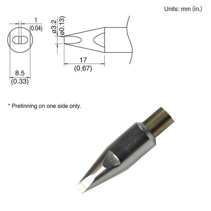 TX2-XDF32, 260W Chisel Tip