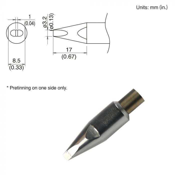 TX2-XDF32, 260W Chisel Tip