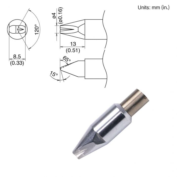 TX2-XDRF4, 260W Chisel Tip