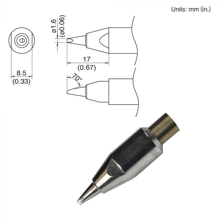 TX2-XNC16, 260W Bevel Tip