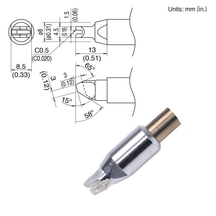TX2-XRK1545, 260W Slot Tip