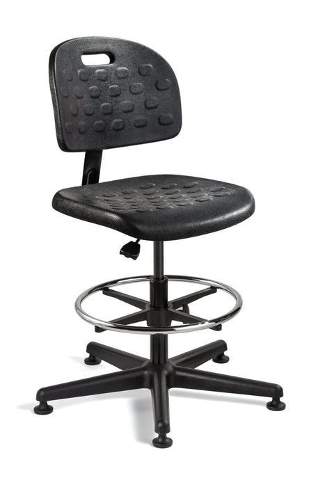 V7307MG Value Line Polyurethane Chair with Footring (Black)