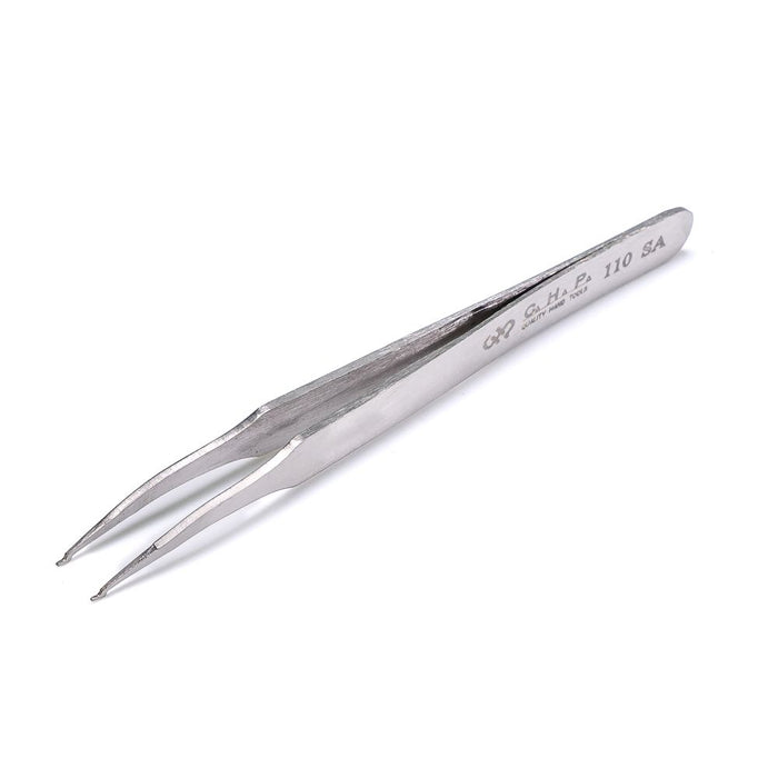 Hakko CHP 110-SA Flat Tip Tweezers (Qty of 12)