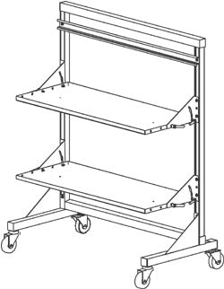 Production Basics 1730 Solution Series Standard Mobile Single-Sided Su ...