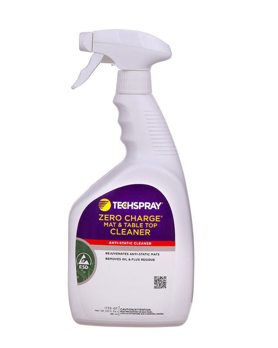 Techspray 1733-QT Zero Charge Mat & Table Top Cleaner | 1 qt (Qty of 12)