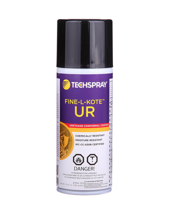 Techspray 2104-12S Fine-L-Kote UR Conformal Coating | 12 oz (Qty of 12)