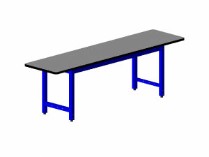 Production Basics 3114 RTW Series ESD-Safe Adjustable Production Work Bench, 30"D x 96"W