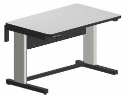 Production Basics 4200 Easy-Lift Series Electric Adjustable Workstation w/ Dual Legs, 30"D x 48"W