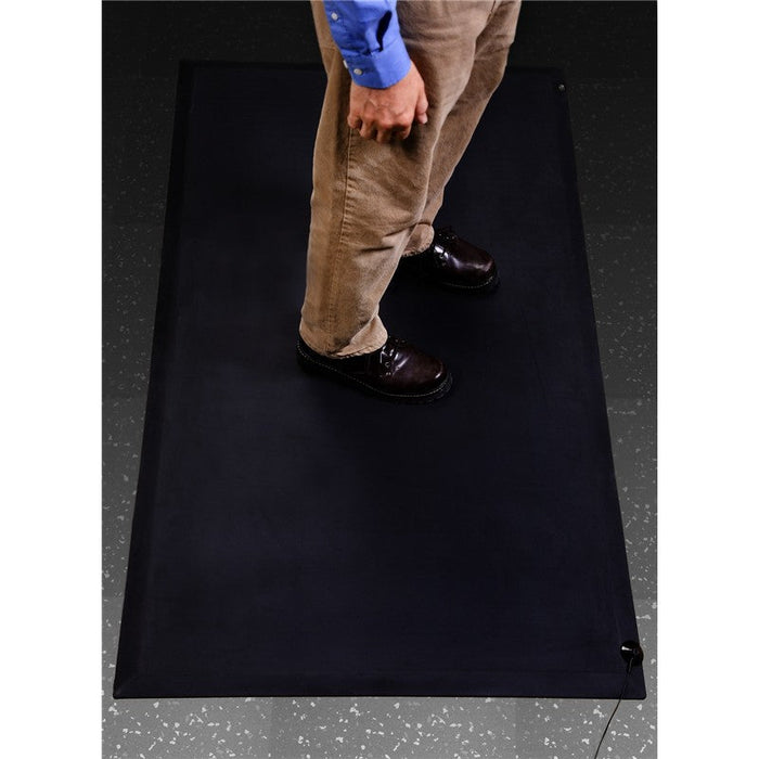 SCS 9900 ESD-Safe Black Anti-Fatique Floor Mat, 3' x 5'
