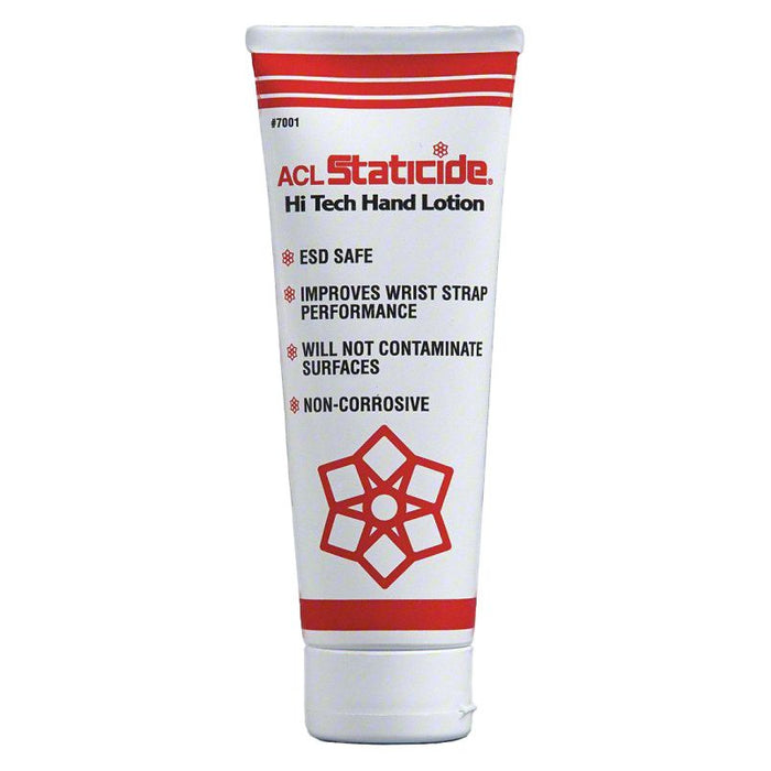 ACL Staticide 7001 Staticide Hi Tech Hand Lotion, 8 oz tube; 24 units per case