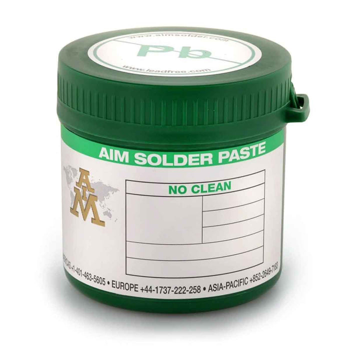 AIM  NC258-SAC305-T4 Lead Free No Clean Solder Paste, 500 Gram Jar (10 jars)