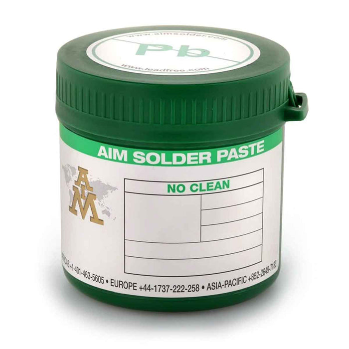 AIM  NC520-SAC305-T4 Lead Free No Clean Solder Paste, 500 Gram Jar (10 jars)