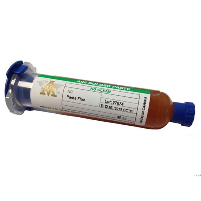 AIM NC Paste Flux, No-Clean 30cc Syringe (10 Units)