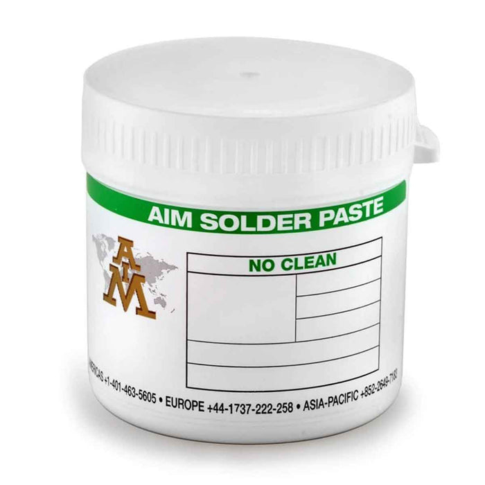 AIM NC258-SN63/PB37-T3 No Clean Solder Paste, 500 Gram Jar (10 jars)