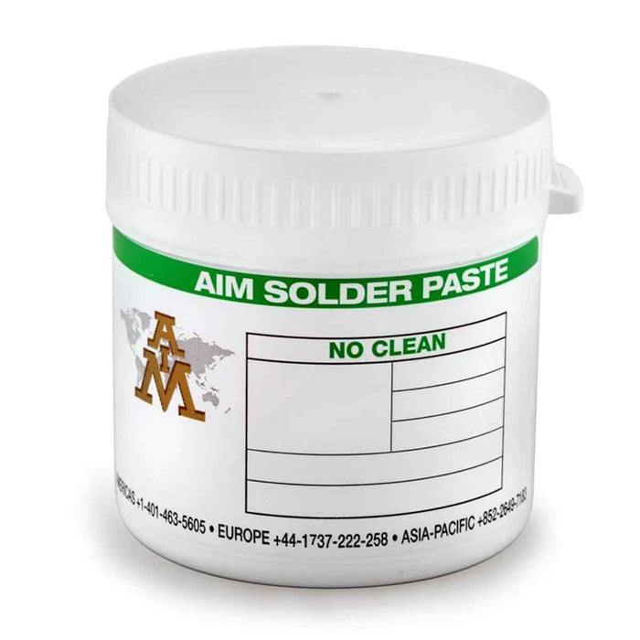 AIM NC258-SN63/PB37-T4 No Clean Solder Paste, 500 Gram Jar (10 jars)