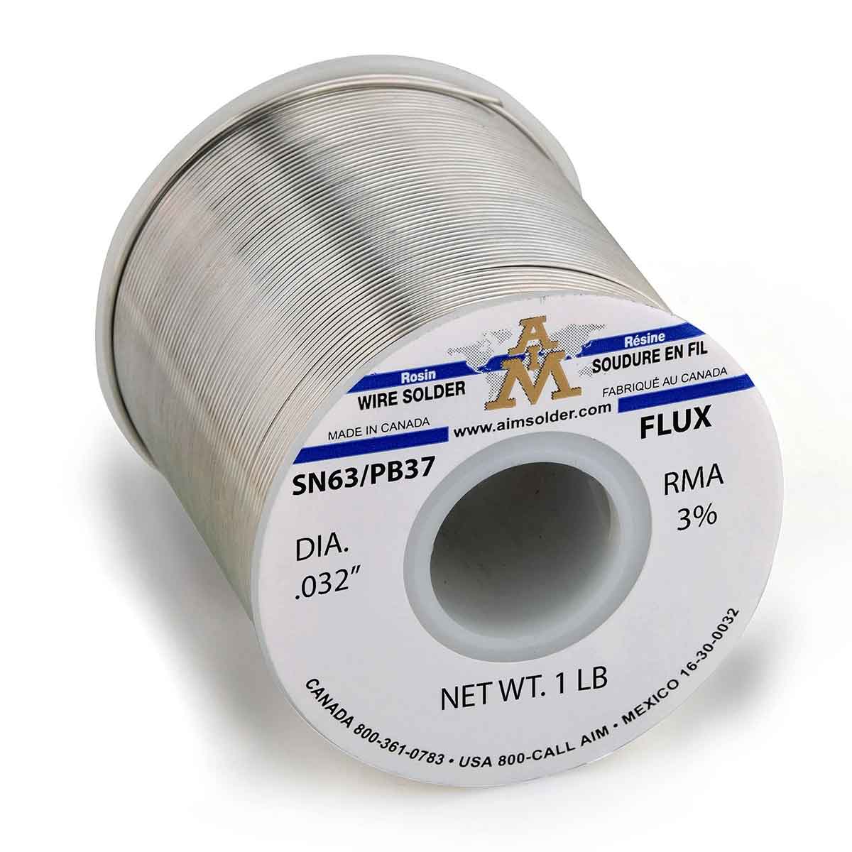 thumbnail image 2 of Multicore SN63 Solder Wire – 0.022 Inch (0.55mm) – 1LB (454g) – Made In USA 2 of 5