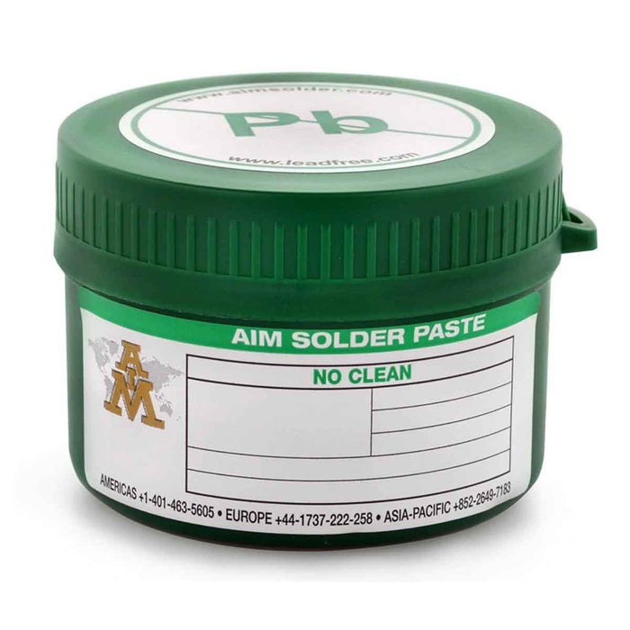 AIM M8-SAC305-T4 No Clean Lead Free Solder Paste , 250 Gram Jar (10 jars)