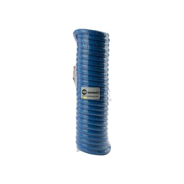 Mountz Coil Air Hose - Polyurethane 8mm ID - 10m with swivel ends
