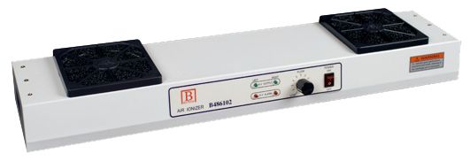 Botron B486102 High-Frequency 2-Fan Overhead Ionizing Blower, 100/240V