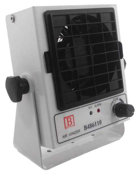 Botron B486110 High-Frequency Small Benchtop Ionizer Blower, 100/240V