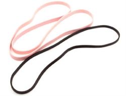 Botron BE4518 Dissipative Rubber Bands, Black, 4.5" x 1/8"