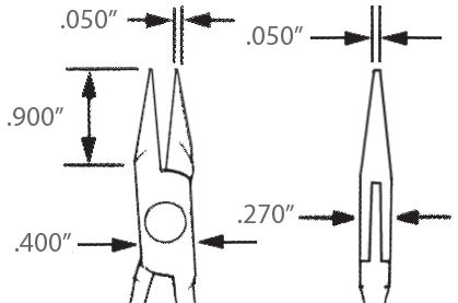 Jewelry Making Tools Excelta 2643 Round Nose Pliers - 4.75 Inch Jewelry Making Tools Excelta 2643 Round Nose Pliers - 4.75 Inch