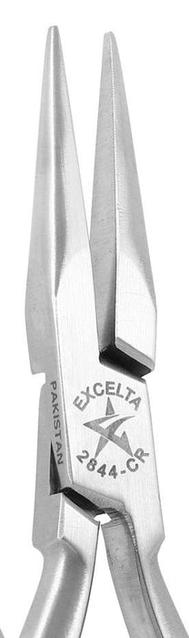 Excelta 2844-CR Cleanroom-Safe Medium Chain Nose Stainless Steel Pliers, 5.75" OAL