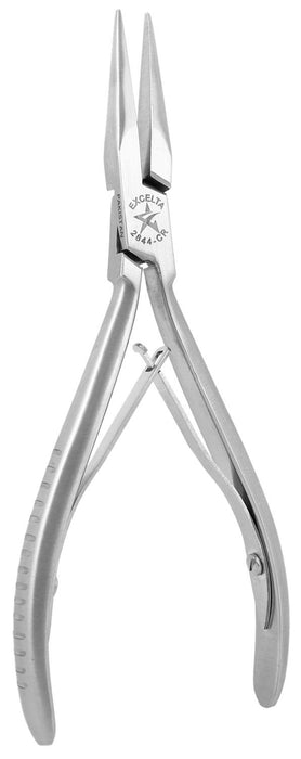 Excelta 2844-CR Cleanroom-Safe Medium Chain Nose Stainless Steel Pliers, 5.75" OAL