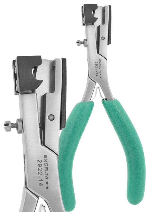 Excelta 2922-14 Medical-Grade Stainless Steel 0.25" Soft Tubing Shear Cutter with Cushion Grip Handles, 5.25" OAL