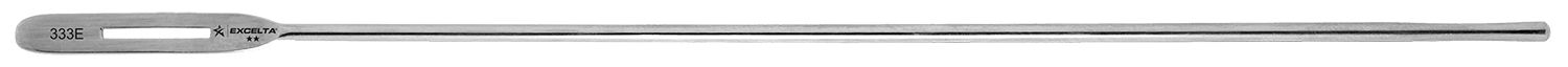 Excelta 333E Stainless Steel Probe with Straight, Eye-Hole & Paddle Tip, 6.0" OAL