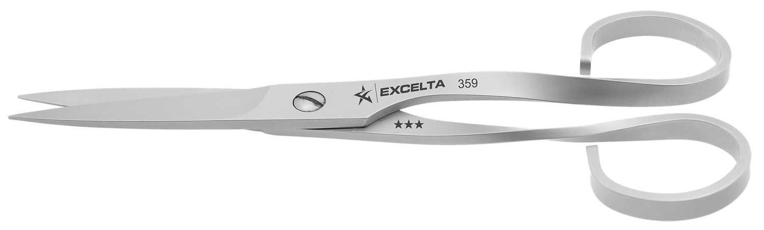 Excelta 359 Medical-Grade Stainless Steel Scissors with Large, Fine Relieved Blades, 6.5" OAL