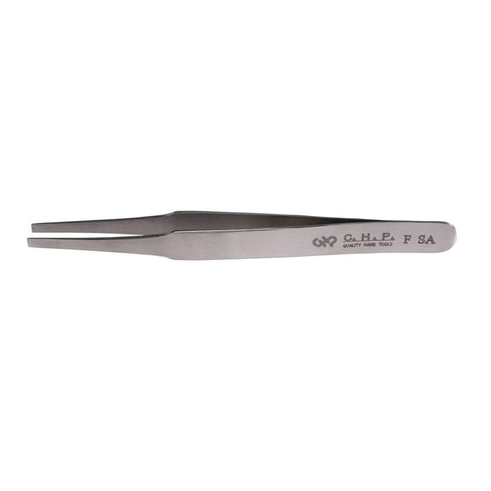 Hakko CHP F-SA Rounded Flat Tweezers (Qty of 12)