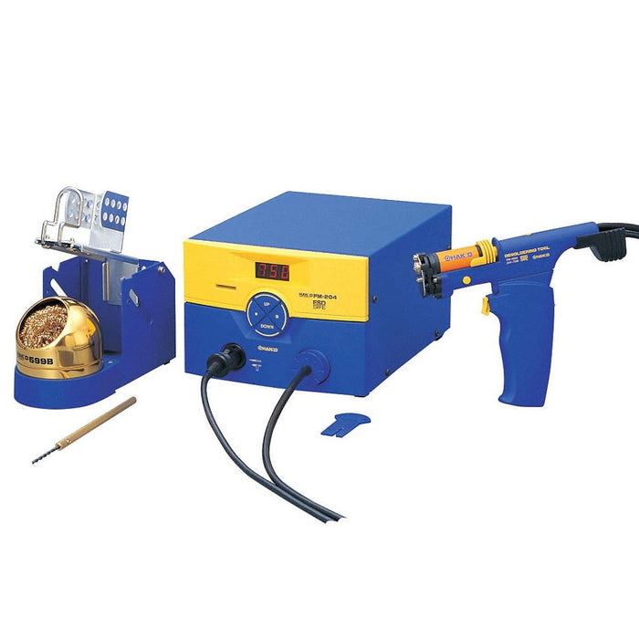 HakkoFM-204 "Self-Contained" Desoldering & Soldering Station with FM-2024 Desoldering Tool