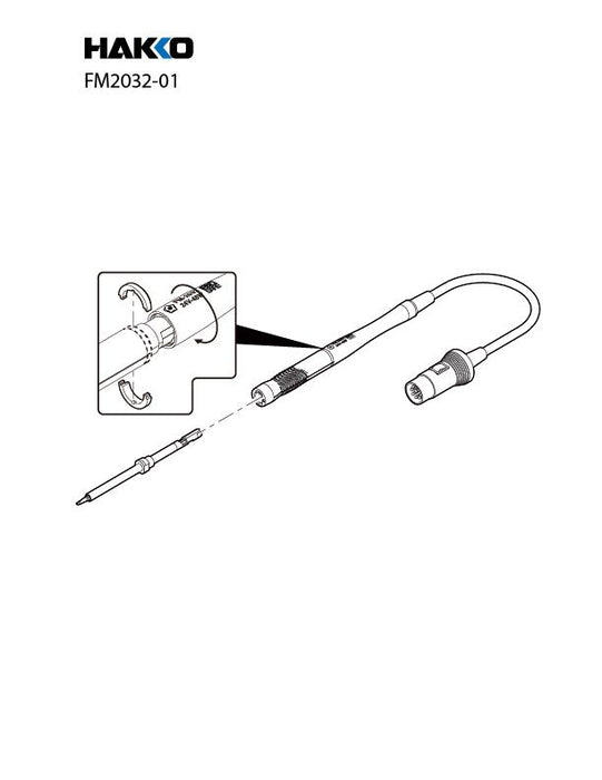 Hakko FM-2032 Micro Soldering Iron Handpiece Only