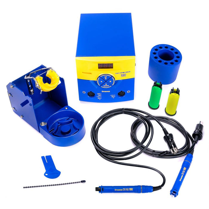 Hakko FM-203 Dual Port Soldering System w/ Two Soldering Handpieces (Qty of 6)